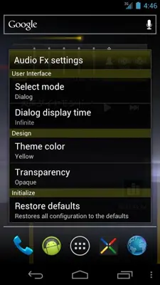 Audio Fx Widget android App screenshot 2