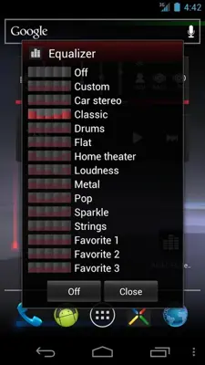 Audio Fx Widget android App screenshot 5